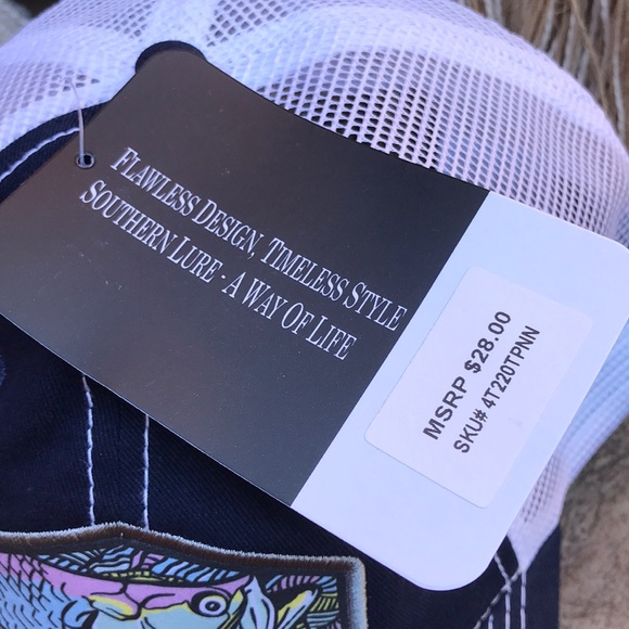 Southern Lure Bass Patch Navy Blue Hat NWT - Picture 4 of 8